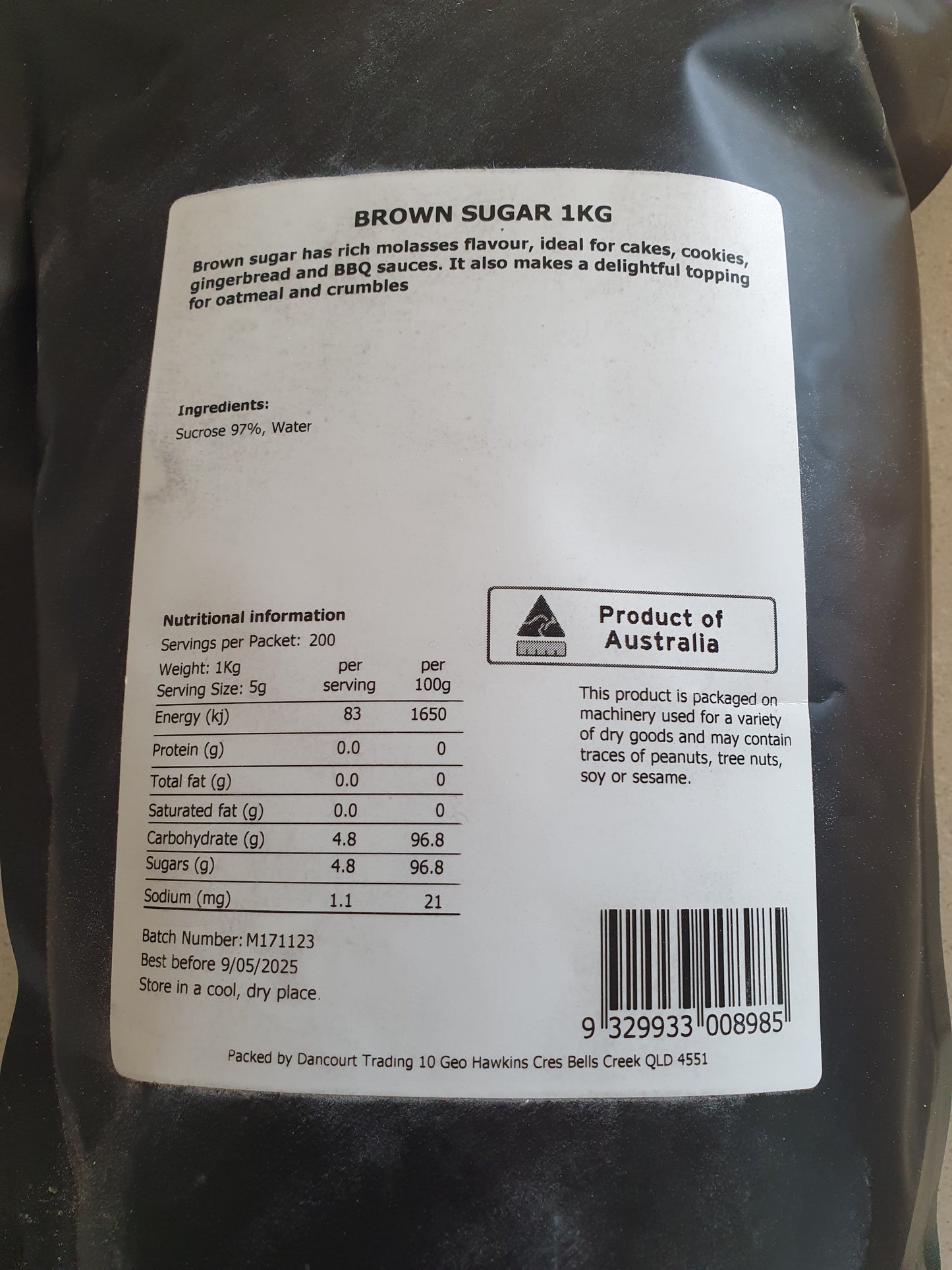 Brown Sugar 1kg